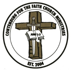 CONTENDING FOR THE FAITH CHURCH MINISTRIES, INC. Logo